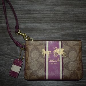 Small Coach Wristlet